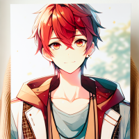One anime photo boy 
